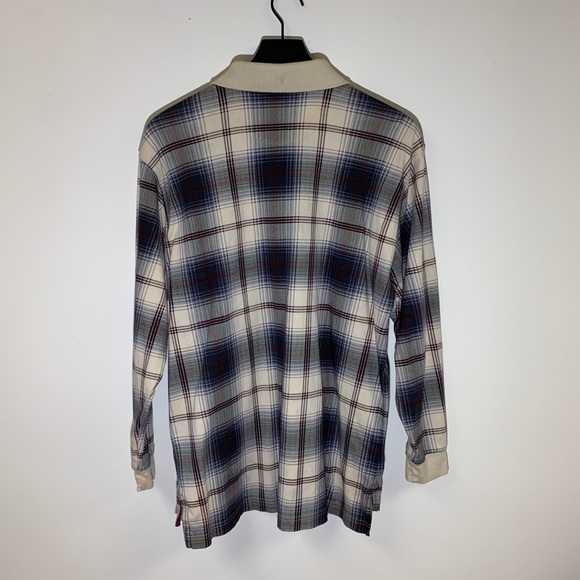 ‼️SOLD‼️ VTG Chaps Ralph Lauren Plaid Rugby Shirt - Picture 5 of 5